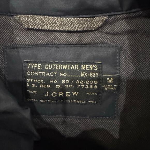 J.Crew Thermore Quilted Insulated Vest Black Men’s Medium Full Zip Pockets - Picture 4 of 10